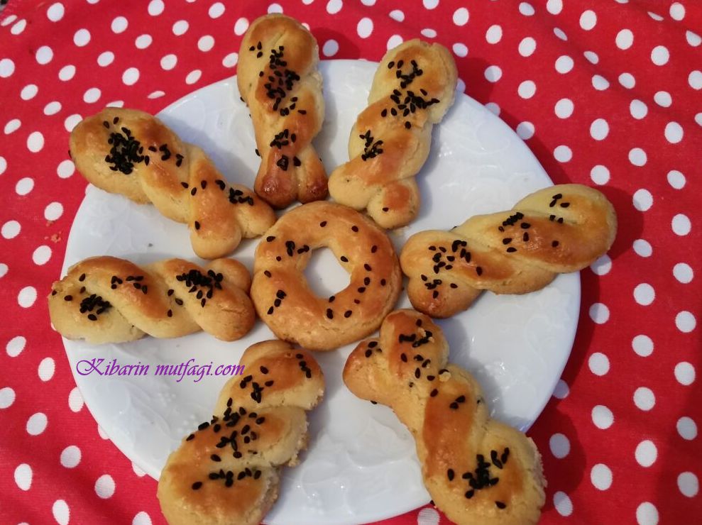 pudra şekerli tuzlu kurabiye